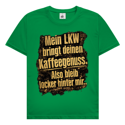 Herren Trucker T-Shirt – Mein LKW bringt deinen Kaffeegenuss