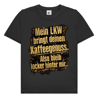 Herren Trucker T-Shirt – Mein LKW bringt deinen Kaffeegenuss