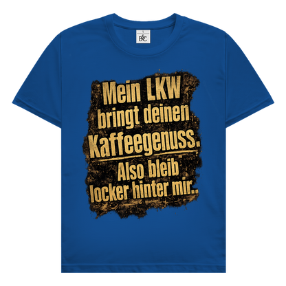 Herren Trucker T-Shirt – Mein LKW bringt deinen Kaffeegenuss