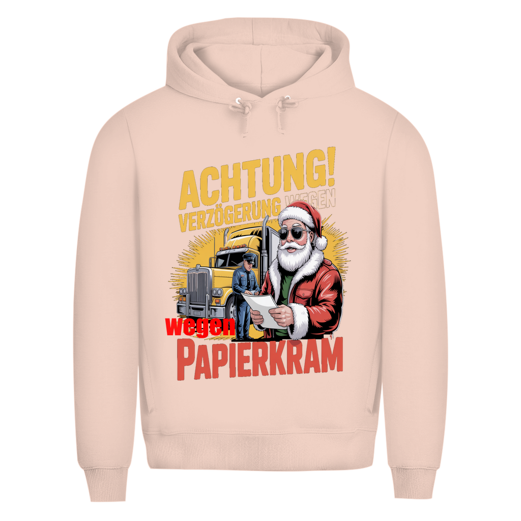 Herren Premium Bio  Kapuzenpullover Papierkram