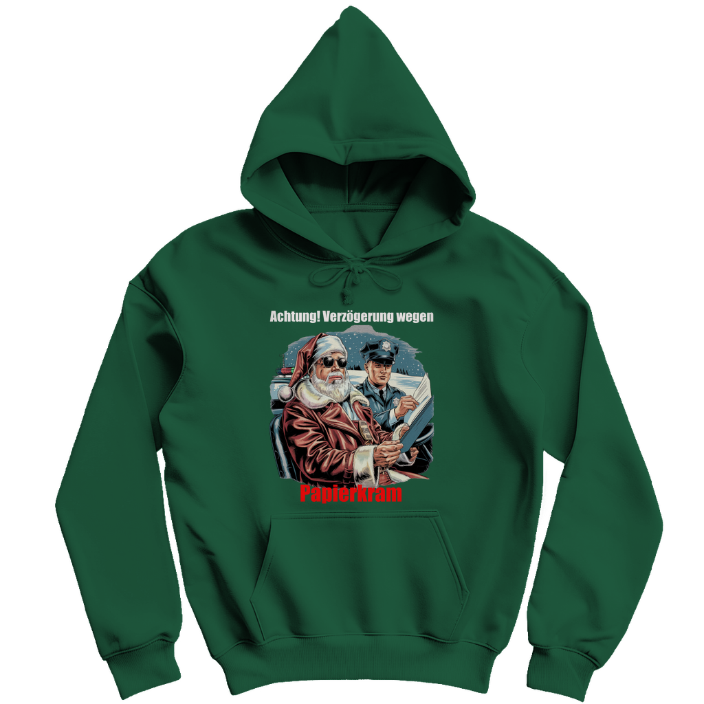 Herren Kapuzenpullover Papierkram