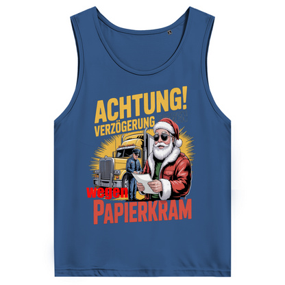 Herren Premium Bio Trägershirt „Papierkram“