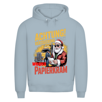 Herren Premium Bio  Kapuzenpullover Papierkram