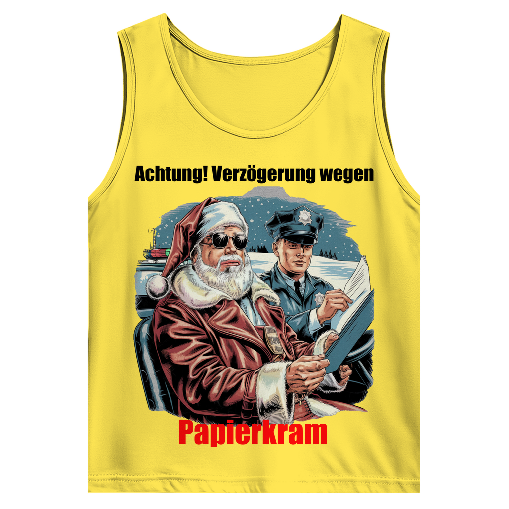 Herren Trägershirt „Papierkram“