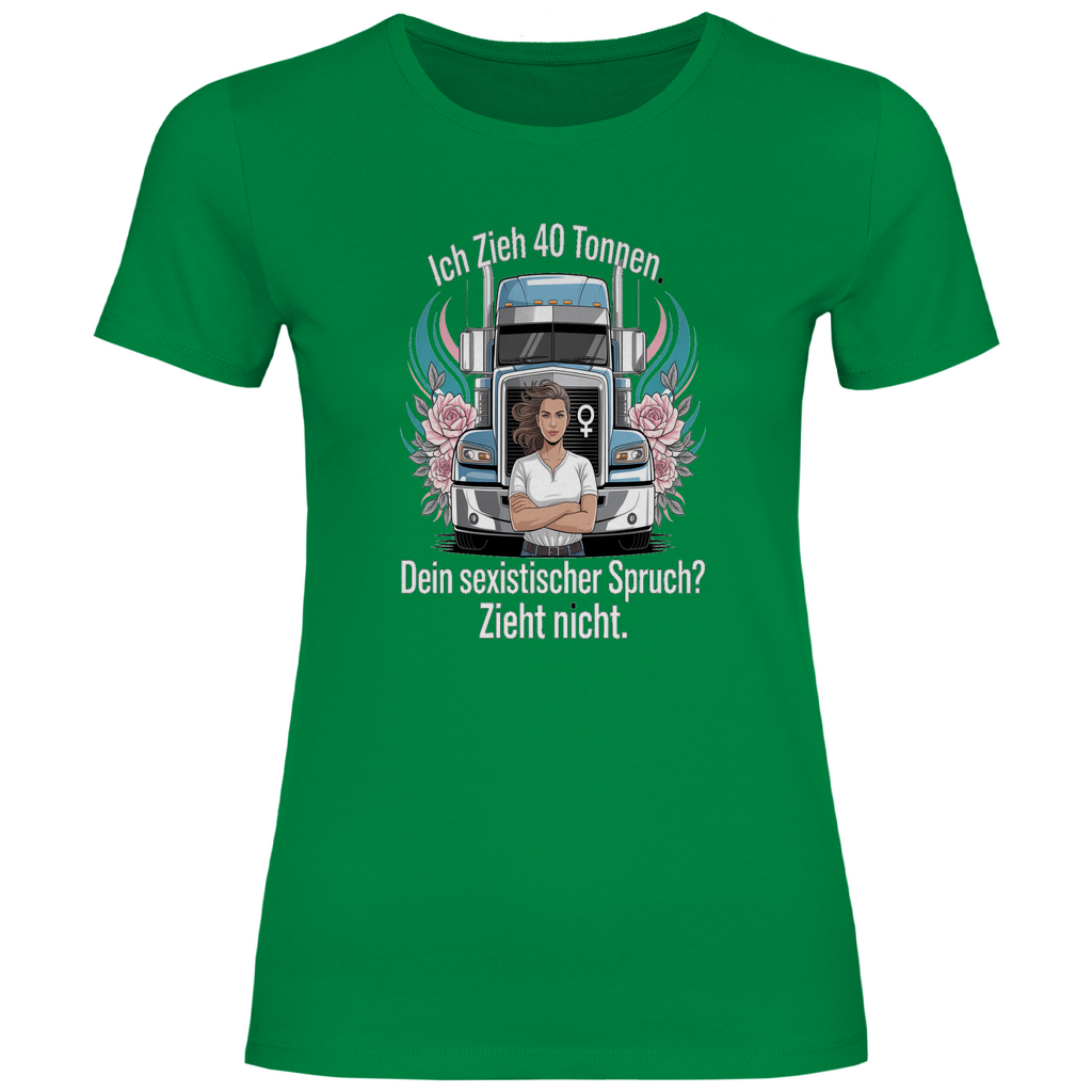 Damen Trucker T-Shirt – Bequemer Style für unterwegs