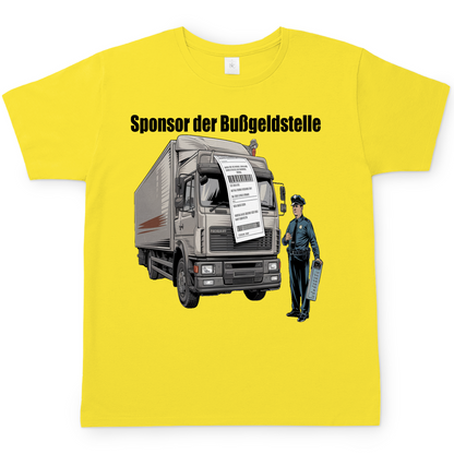 Sponsor der Bußgeldstelle – Lustiges Herren T-Shirt