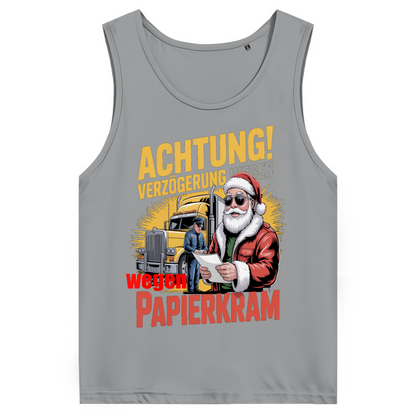Herren Premium Bio Trägershirt „Papierkram“