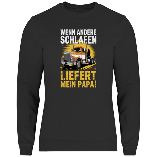 Sweatshirt „Mein Papa liefert”