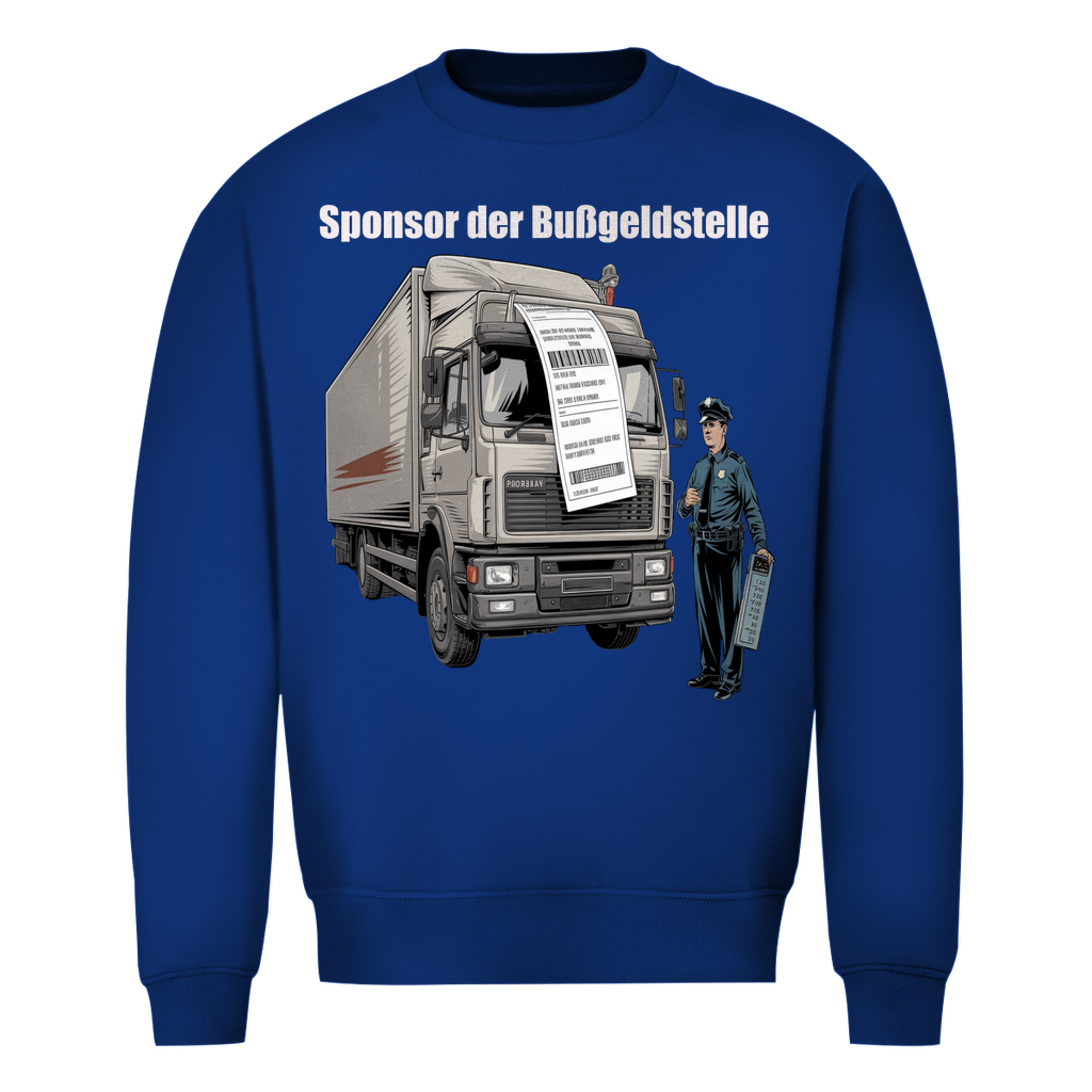 Herren Pullover strafzettel