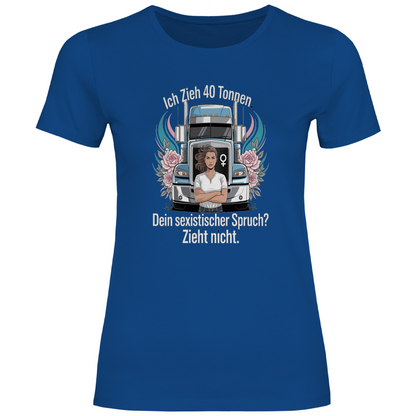 Damen Trucker T-Shirt – Bequemer Style für unterwegs