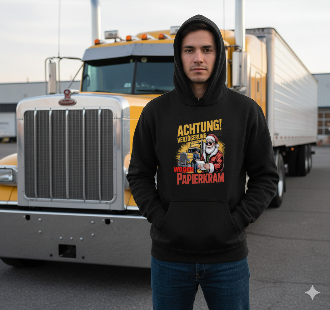 ST/ST Drummer Kapuzenpullover „Papierkram“