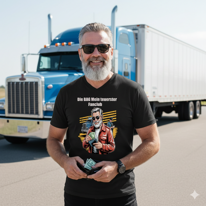 Herren Premium Bio V-Neck T-Shirt BAG Fanclub