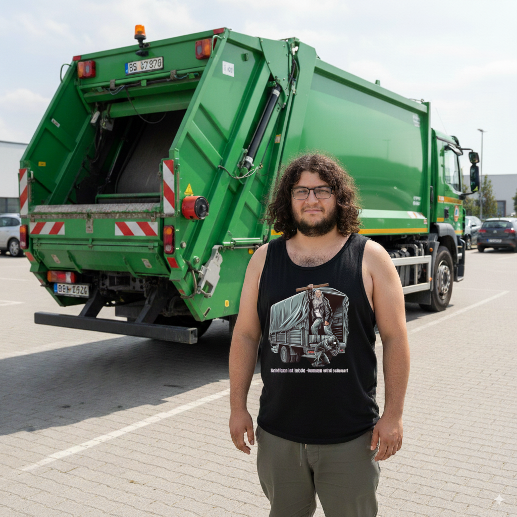 Herren Trägershirt Ladung gesichert