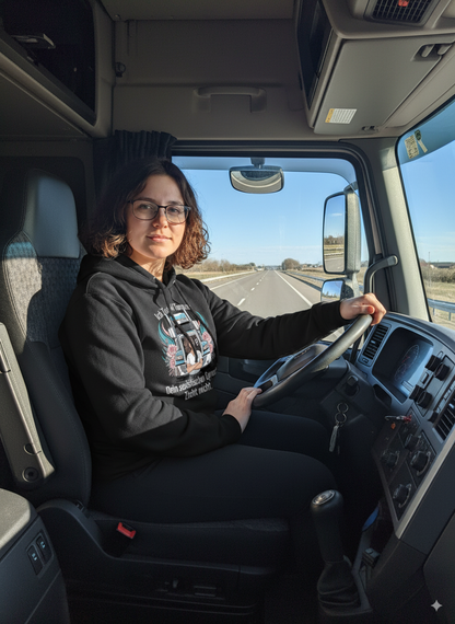 Damen Trucker Hoodie – Komfort & Style für jede Tour