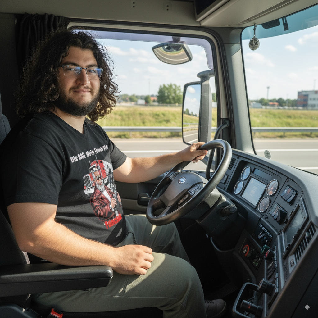 Bußgeldstelle –Bio  V-Neck T-Shirt – Stil trifft Komfort!