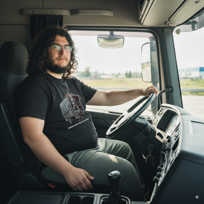 Herren T-Shirt Ladung gesichert