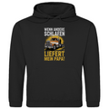 Hoodie „Mein Papa liefert”