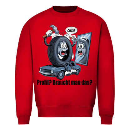 Herren Pullover Ouch! – Profilarbeit mit Folgen