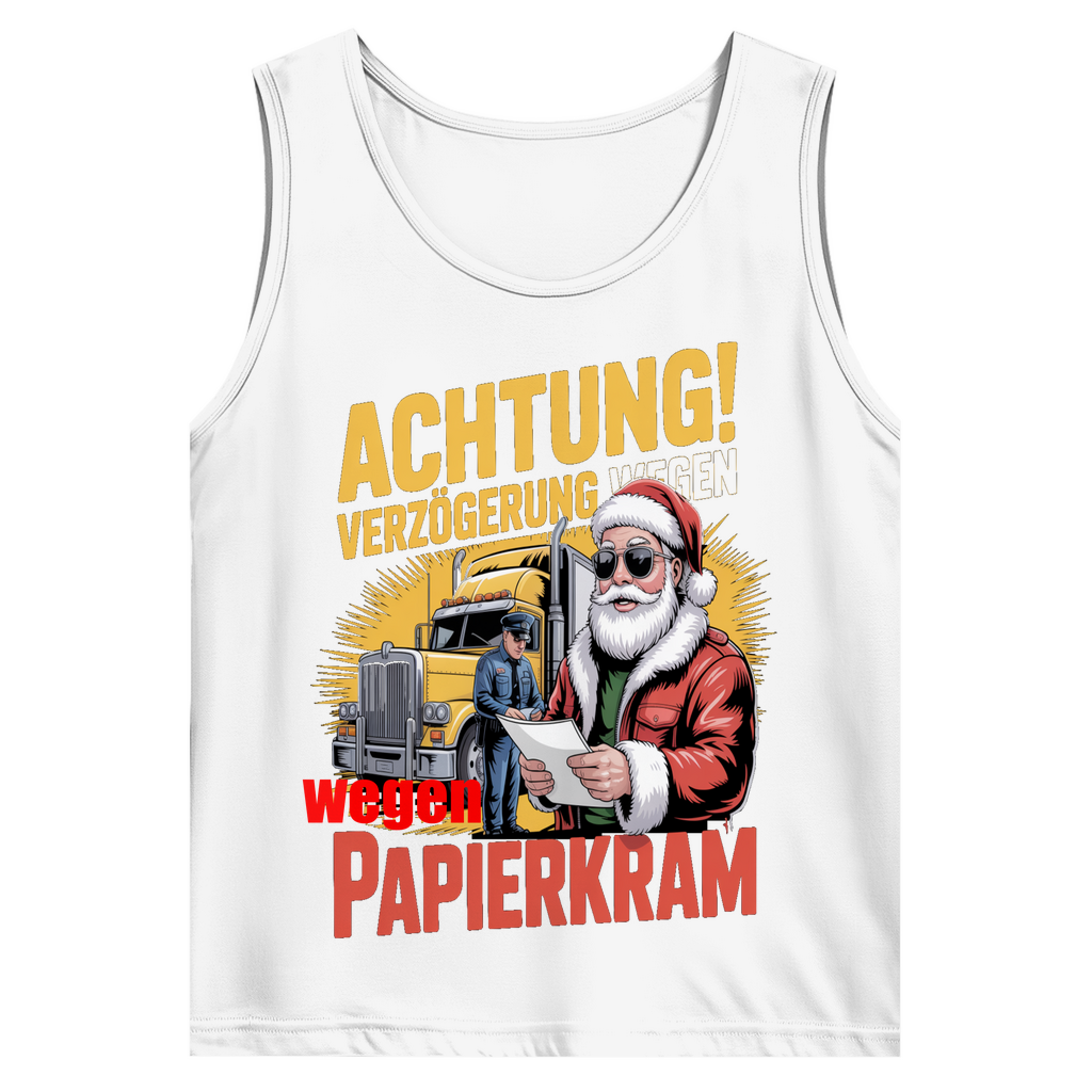 Herren Trägershirt „Papierkram“