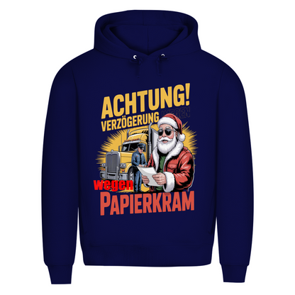 Herren Premium Bio  Kapuzenpullover Papierkram