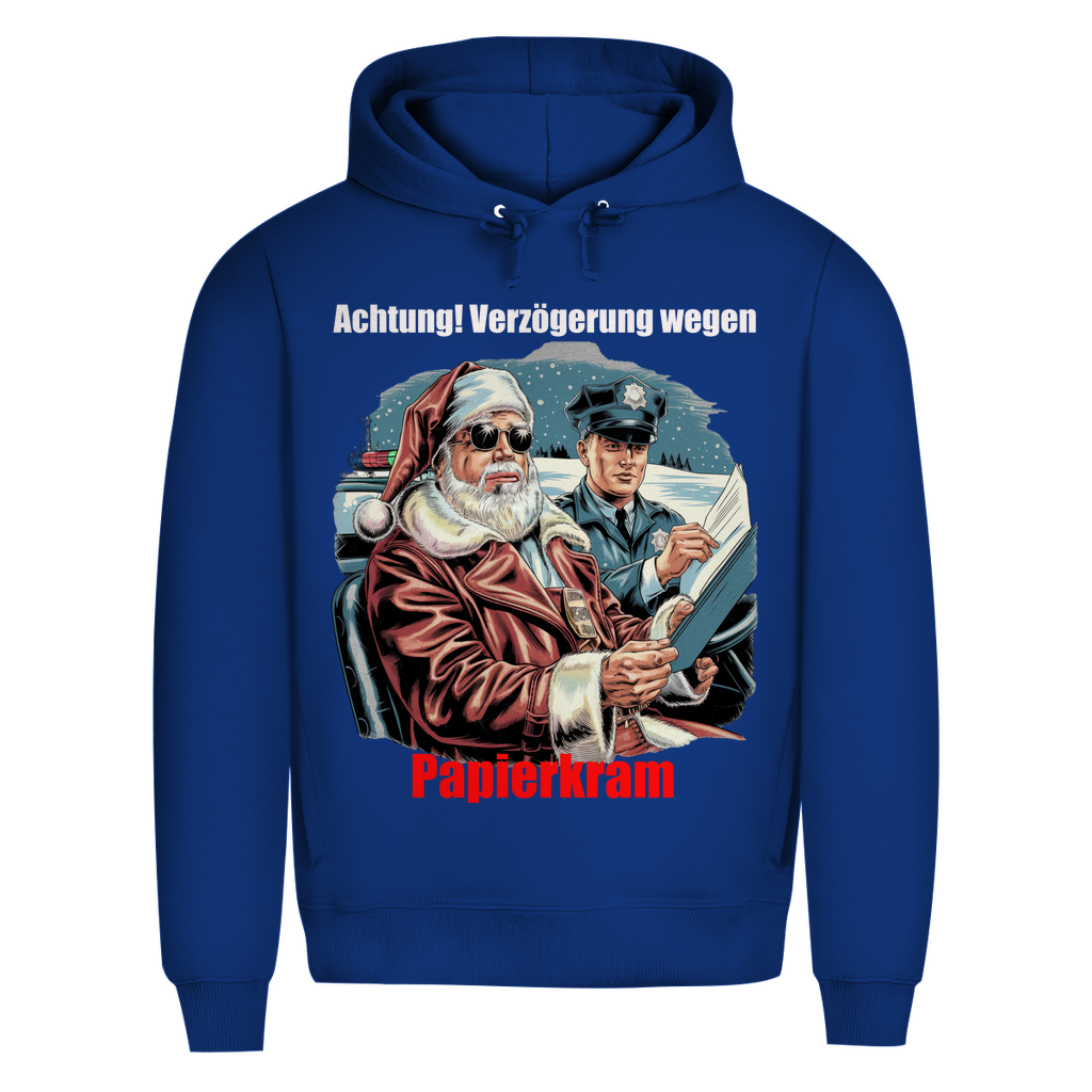 Herren Premium Bio  Kapuzenpullover Papierkram