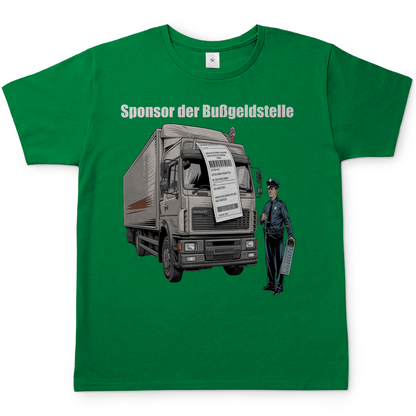 Sponsor der Bußgeldstelle – Lustiges Herren T-Shirt
